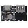 D-FLIFE DFLIFE 5pcs TypeC USB 5V 2A Boost Converter StepUp Power Module Lithium Battery Charging Protection Board Display USB for DIY Welding