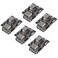 D-FLIFE DFLIFE 5pcs TypeC USB 5V 2A Boost Converter StepUp Power Module Lithium Battery Charging Protection Board Display USB for DIY Welding