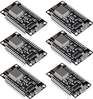 Diitao 6PCS Flash Serial Wireless Module 4M Bytes ESP12E WiFi Internet Development Board
