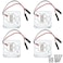 DORHEA Dorhea 4PCS 30x30x7mm Brushless 3007 Fan 33V5V Cooling Fan for Raspberry Pi 4 Model B 3 B 3 2 1 B RetroFlag NESPI Case