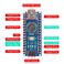 DWEII 2PCS for Nano V30 ATMEGA328P Module CH340C Chip 5V 16MHz Mini USB MicroController Board with 2PCS Mini USB Cable Compatible with Arduino