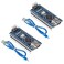 DWEII 2PCS for Nano V30 ATMEGA328P Module CH340C Chip 5V 16MHz Mini USB MicroController Board with 2PCS Mini USB Cable Compatible with Arduino
