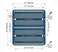 ElectroCookie Solderable Breadboard PCB Double Column Board for Electronics Projects Compatible for DIY Arduino Soldering Projects GoldPlated 3 Pack Blue