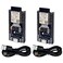 FREENOVE Freenove ESP32 Dev Board Kit 2 Pack Dualcore 32bit 240 MHz Microcontroller Development Onboard WiFiBT Python C Code Example Projects Tutorial