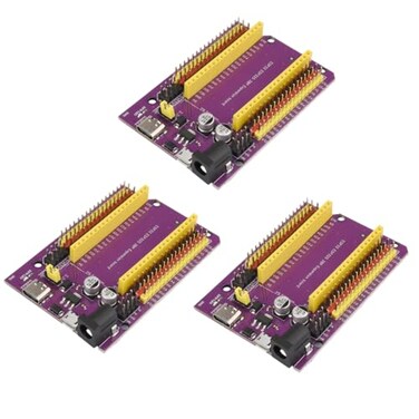 HiLetgo 3pcs ESP32 ESP32S 38 Pin Expansion Board ESP32DevKitC32 WiFi Bluetooth USB CTypeC Micro USB Purple