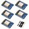 KeeYees ESP8266 ESP12F Mini WLAN WiFi Development Board 4M Bytes for Arduino for NodeMcu for WeMos 5PCS