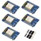 KeeYees ESP8266 ESP12F Mini WLAN WiFi Development Board 4M Bytes for Arduino for NodeMcu for WeMos 5PCS
