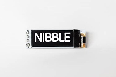 nullbits OLED Display Module for Mechanical Keyboards Arduino 33V5V 091 Inch SSD1306 I2C White