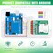 pzsmocn Pzsmocn MicroSDTF Memory Card Reader Adapter Slot Socket Module 2 Pcs Compatible with Raspberry Pi and Arduino Board for Smart Homes Offices 3D Printer and Teaching Interact with Robots