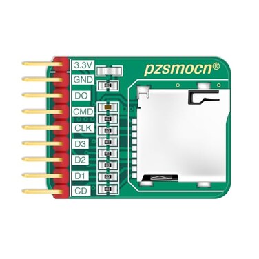 pzsmocn Pzsmocn MicroSDTF Memory Card Reader Adapter Slot Socket Module 2 Pcs Compatible with Raspberry Pi and Arduino Board for Smart Homes Offices 3D Printer and Teaching Interact with Robots