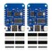 QCCAN 2pcs for WEMOS D1 Mini V400 TypeC USB WiFi Internet of Things Board Based ESP8266 4MB Compatible for Arduino MicroPython Nodemcu
