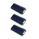 Teyleten Robot LCD1602 LCD Display Screen Module 16X2 Character Serial Blue Backlight LCD Module PCF8574T PCF8574 IIC I2C for Raspberry Pi Arduino STM32 DIY 3PCS