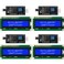 Weewooday 4set Iic TWI I2c LCD Serial Interface Adapter and Liquid Crystal Display Module Display Backlight Compatible with Arduino R3 Mega2560LCD 1602 16 x 2Blue