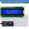 Weewooday 4set Iic TWI I2c LCD Serial Interface Adapter and Liquid Crystal Display Module Display Backlight Compatible with Arduino R3 Mega2560LCD 1602 16 x 2Blue
