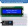 Weewooday 4set Iic TWI I2c LCD Serial Interface Adapter and Liquid Crystal Display Module Display Backlight Compatible with Arduino R3 Mega2560LCD 1602 16 x 2Blue