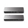 Satechi Thunderbolt 4 Dock 100W Charging Dual Monitor HDMI 4K60Hz 40Gbps Data Transfer 2 USBA 32 Ethernet Thunderbolt 4 Dock for MacBook AirPro M5 MacWindows DisplayLink Software Required