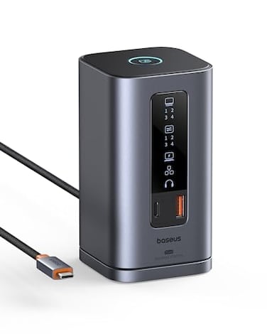 Baseus Spacemate Docking Station 11in1 USBC Dock for Windows Laptop Triple Display with 4K HDMI DP 10Gbps USBC USBA Ethernet Audio 100W PD Charging for Dell HP Lenovo Acer and More