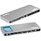 Plugable USB C Docking Station 5 Monitors 140W DisplayLink Dock Connects up to Five 4K Displays for MacBook Windows Thunderbolt 4 Laptops 2X HDMI 3X USBC 25Gbps Ethernet Driver Required DL7400