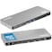 Plugable USB C Docking Station 5 Monitors 140W DisplayLink Dock Connects up to Five 4K Displays for MacBook Windows Thunderbolt 4 Laptops 2X HDMI 3X USBC 25Gbps Ethernet Driver Required DL7400