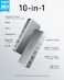 Anker Docking Station DL6350 10Port Triple Display with Displaylink Docking Station with Dual HDMI and DisplayPort for Windows Laptops MacBook AirPro and More