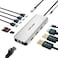 WAVLINK Laptop Docking Station12 in 1 Triple Display USB C Hub for Windows with Dual DP HDMI 100W PD in Gigabit Ethernet USB3020 Ports SDTF Card Reader MicAudio for Lenovo HP Dell