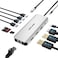 WAVLINK Laptop Docking Station12 in 1 Triple Display USB C Hub for Windows with Dual DP HDMI 100W PD in Gigabit Ethernet USB3020 Ports SDTF Card Reader MicAudio for Lenovo HP Dell