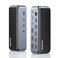 RayCue Raycue Triple Monitor USB C Docking Station MacBook Pro Docking Station with Power Adapter for MacBook M1M2M3Windows HDMI3 RJ45 10Gbps USB5 PD USB 30 2