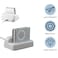 KUJOBUY USB Charger Sync Docking Station Cradle for Apple iPod Shuffle 2nd GEN 3rd Generation Doc Station for iPod Nano Station iPod Charger Sync Station for iPod Classic Dock for MP3 Player