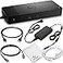 Crossery Dell WD22TB4 Thunderbolt 4 Docking Station Bundle With Dell WD22 TB4 Thunderbolt 4 Universal Dock 180W Power Adapter HDMI Thunderbolt 3 Ethernet Cable Microfiber Cloth Renewed