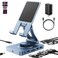 NEWQ Versatile USB C Docking Station for iPad USBC 11in1 with SD TF 40 Reader 4K60Hz HDMI RJ45 Audio USB A USB c Rotatable Also for Tablet Steam Deck ROG Ally Legion Go with 65W Adapter