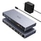 Selore&amp;S-Global Selore Docking Station 3 Monitors 15in1 USBC Hub with 100W PD 65W Power Adapter Dual 4K HDMI DisplayPort 10Gbps USBAC Gigabit Ethernet SDmicroSD Card Reader for Dell XPSHPLenovo