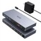 Selore&amp;S-Global Selore Docking Station 3 Monitors 15in1 USBC Hub with 100W PD 65W Power Adapter Dual 4K HDMI DisplayPort 10Gbps USBAC Gigabit Ethernet SDmicroSD Card Reader for Dell XPSHPLenovo