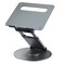 Nulaxy Telescopic 360 Rotating Laptop Stand for Desk Adjustable Height Swivel Pull Out Design Ergonomic Laptop Riser Standing Desk Converter Fits All 1017 Laptops Computer MacBook Gray