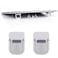 Abeillo 2PCS Portable Keyboard Riser SelfAdhesive Mini Laptop Stand Invisible Computer Keyboard Stand for Desk Laptop Feet Compatible with ProAir Lenovo Surface Silver