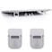 Abeillo 2PCS Portable Keyboard Riser SelfAdhesive Mini Laptop Stand Invisible Computer Keyboard Stand for Desk Laptop Feet Compatible with ProAir Lenovo Surface Silver