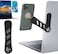 DK177 Magnetic Phone Holder Laptop or Desktop Monitor Side Mount Phone Holder Slim Portable Foldable Computer Expansion Bracket Compatible with All Phone Black