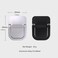 Exdtgt Portable Keyboard Riser Mini Invisible Laptop Stand for Desk Computer Keyboard MacBook Notebook Stand Riser Aluminum 2PCS Silver
