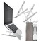 YIKUROOS Laptop Stand Adjustable Ergonomic Aluminum Stand 7 Angle AntiSlip Compatible with 9156 inch Laptops Silver