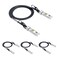 10Gtek SFP DAC Twinax Cable 10G SFP to SFP Direct Attach Copper Patch Passive Cable for Cisco SFPH10GBCU1M Meraki MACBLTA1M Ubiquiti UniF DLink Fortinet 1Meter33ft 4Pack