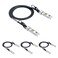 10Gtek SFP DAC Twinax Cable 10G SFP to SFP Direct Attach Copper Patch Passive Cable for Cisco SFPH10GBCU1M Meraki MACBLTA1M Ubiquiti UniF DLink Fortinet 1Meter33ft 4Pack