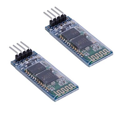 HiLetgo 2pcs HC06 RS232 4 Pin Wireless Bluetooth Serial RF Transceiver Module BiDirectional Serial Channel Slave Mode for Arduino