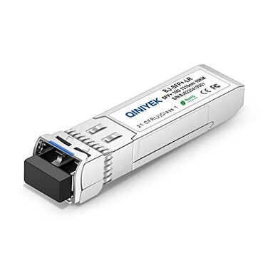 QINIYEK 10GBaseLR SFP Transceiver 10G Singlemode SFP Duplex LC ModuleCompatible for Cisco SFP10GLR Ubiquiti UFSM10GMeraki MASFP10GBLR Mikrotik Supermicro NetgearSMF1310nm1020kmDDM