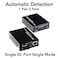 GESD A Pair 2 Pack SC Single Mode Gigabit Ethernet Media Converter 101001000Mbps BiDirectional Single SC Fiber Ethernet Transceiver up to 20km RJ45 Port 101000BaseTX to 1000BaseFX 1310nm