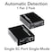 GESD A Pair 2 Pack SC Single Mode Gigabit Ethernet Media Converter 101001000Mbps BiDirectional Single SC Fiber Ethernet Transceiver up to 20km RJ45 Port 101000BaseTX to 1000BaseFX 1310nm