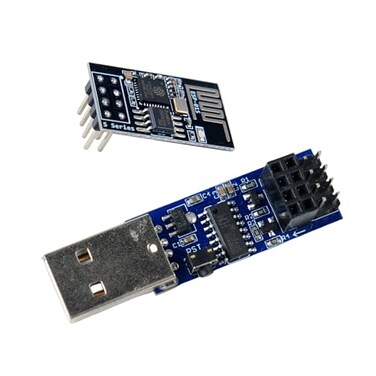 DIYmall USB to ESP8266 CH340C ESP01 ESP01S Breakout Prog WiFi Programmer Downloader with Reset AutoDownload Circuit ESP8266 ESP01S Serial WiFi Wireless Transceiver Module