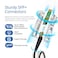 H!Fiber.com HFiber SFP Cable 10G SFP DAC 3M98ft Passive Direct Attach Copper Twinax Cable for Cisco SFPH10GBCU3M Ubiquiti UniFi UCDACSFP Meraki Mikrotik Fortinet Netgear DLink and More