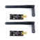 MakerFocus 2pcs nRF24L01PALNA Wireless Transceiver RF Transceiver Module 24G 1100m with SMA Antenna for Arduino