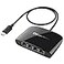 Cable Matters USB C to 4Port Gigabit Ethernet Switch for Network Sharing on the Move Thunderbolt Ethernet Splitter USB C Gigabit Switch Compatible with Thunderbolt 54