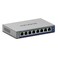 NETGEAR 8Port Gigabit Ethernet Easy Smart Managed Switch GS108E Managed Desktop or Wall Mount