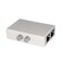 SinLoon RJ45 Splitter Selector Switch 2 Ports Network Switch Splitter Selector Hub 2in 1Out or 1in 2Out 100M t 2Way RJ45 Ethernet Network Push Button Metal Mini Switch Box